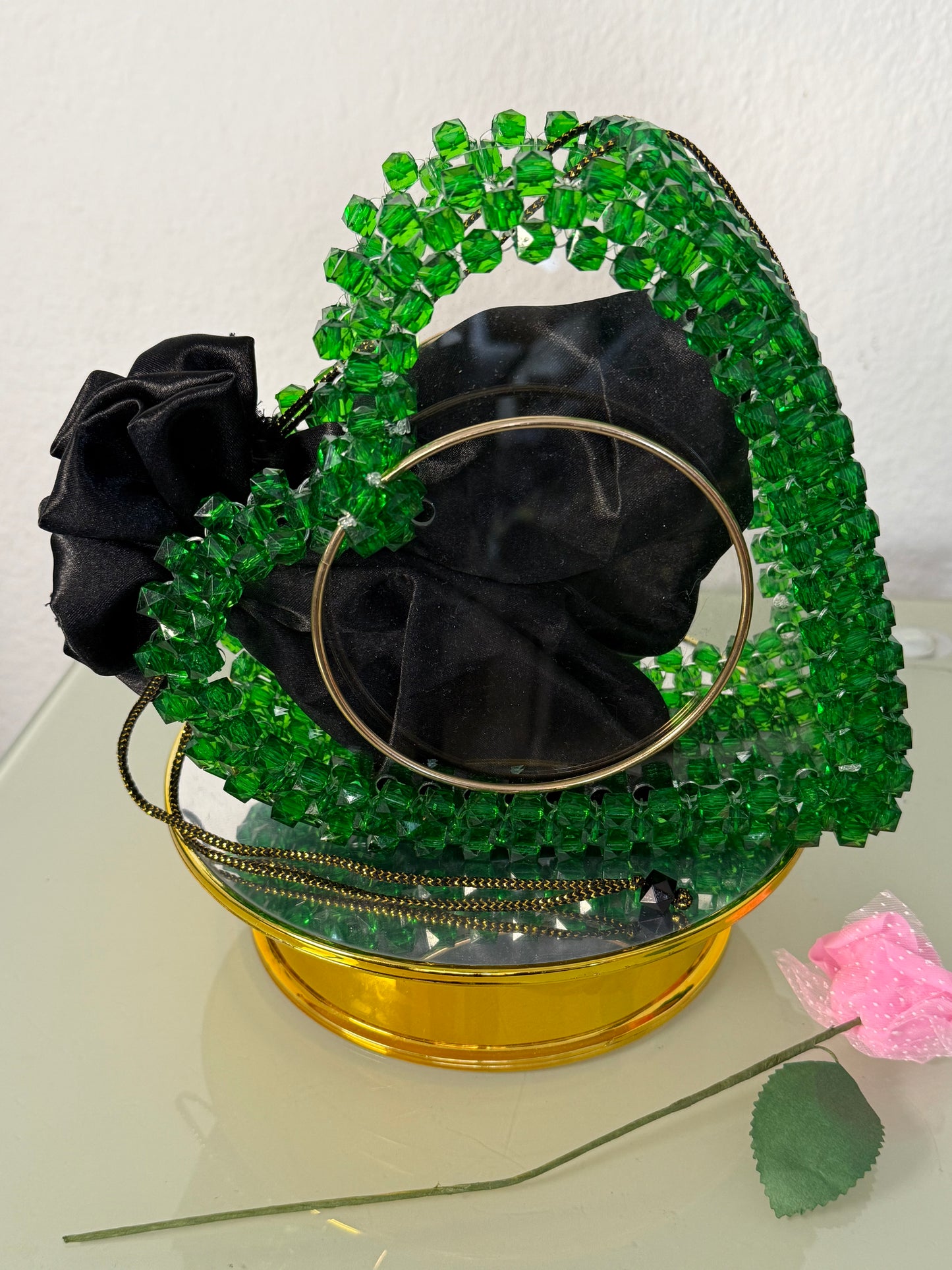 Sac en perles – Forme cœur
