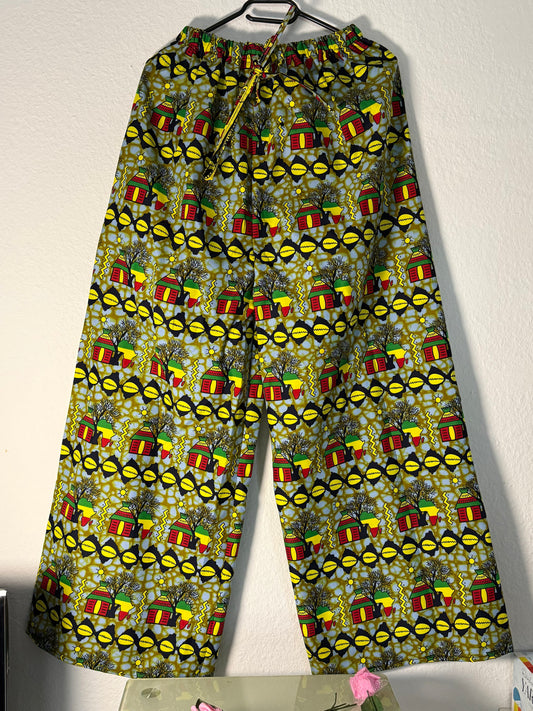 Pantalon mixte avec couleurs drapeau