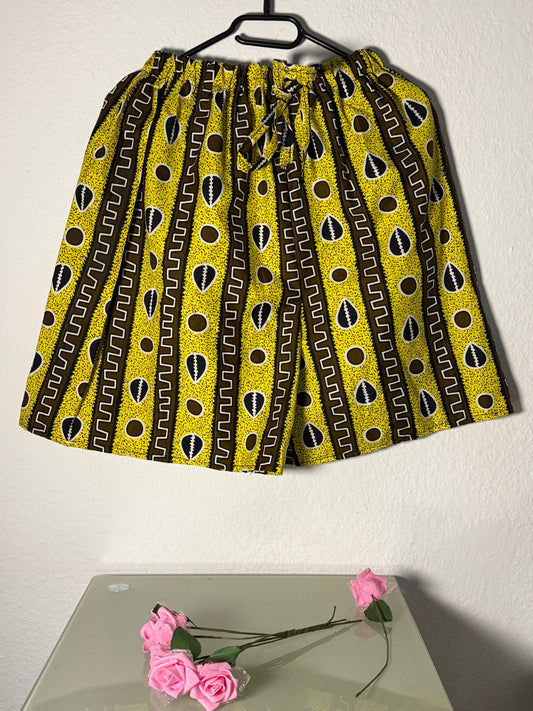 Culotte mixte motifs cauris