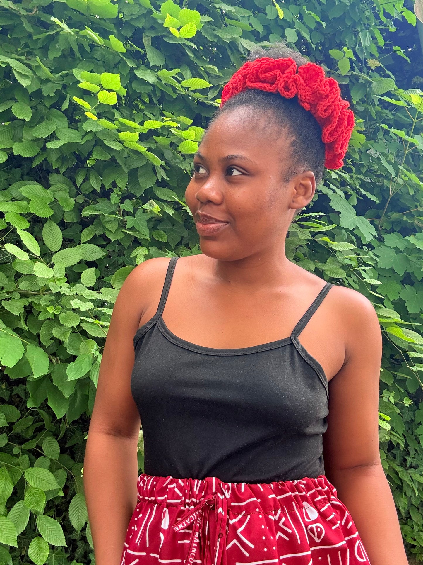 Chouchou cheveux afro