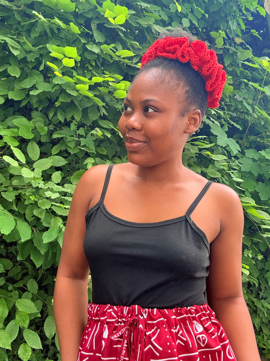 Chouchou cheveux afro