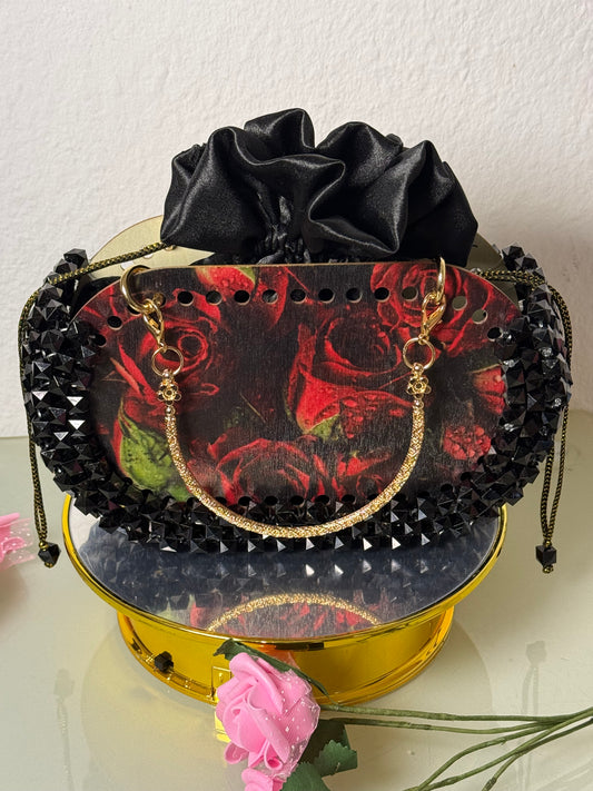 Sac en perles & bois